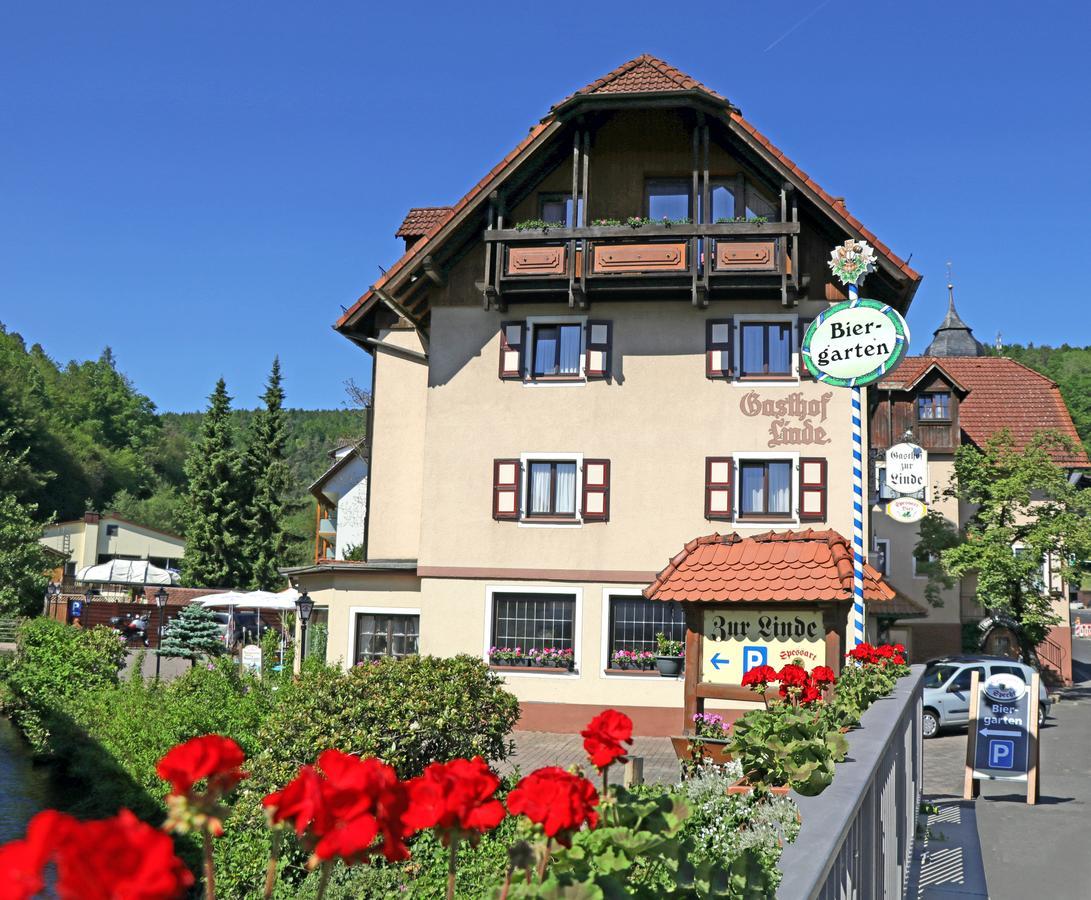 Landgasthof Zur Linde Heimbuchenthal Exteriör bild